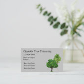 ツリーのトリミングとサービス 名刺 (スタンド正面)
