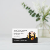 ツリーのトリミングと削除 名刺 (スタンド正面)