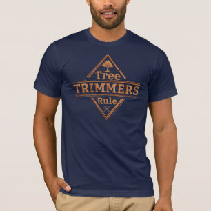 ツリーのトリミング規則Lumberjackギフト Tシャツ