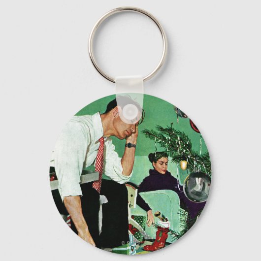 ツリーのトリミング キーホルダー (正面)