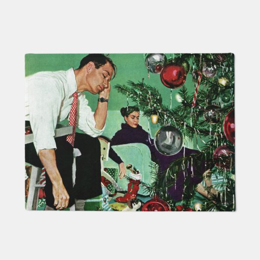 ツリーのトリミング ドアマット (正面)