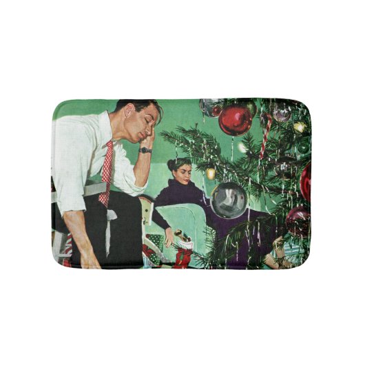 ツリーのトリミング バスマット (正面)