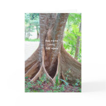 ツリーのパーソナライズ愛あいさつカード