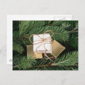 ツリーのホリデーギフト シーズンポストカード (正面/裏面)