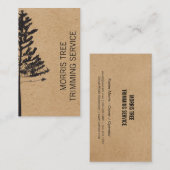 ツリーのメンテナンス | 造園 | 庭師 名刺 (正面/裏面)