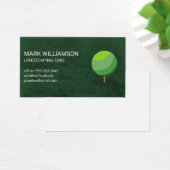 ツリーのロゴ |緑のテクスチャ背景 (デスク)