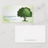 ツリーのロゴ | 自然 | 造園 名刺 (正面/裏面)