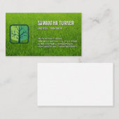 ツリーのロゴ |芝生 名刺 (正面/裏面)