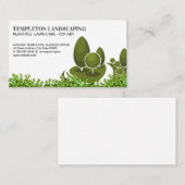 ツリーのロゴ | 茂み | 横 名刺 (正面/裏面)