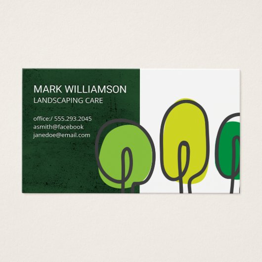 ツリーのロゴ |造園 (正面)