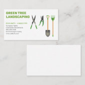 ツリーのロゴ | 造園 | ガーデンツール | 芝生 名刺 (正面/裏面)