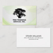 ツリーのロゴ |造園 名刺 (正面/裏面)