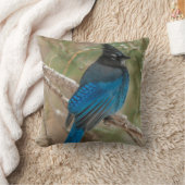 ツリーの中のステラーのカケバドリ クッション (ブランケット)