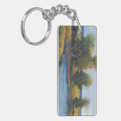 ツリーの反射II キーホルダー (正面左)
