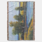 ツリーの反射II スローブランケット (正面縦)