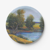 ツリーの反射II ペーパープレート (正面)