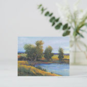 ツリーの反射II ポストカード (スタンド正面)