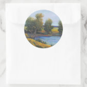 ツリーの反射II ラウンドシール (バッグ)