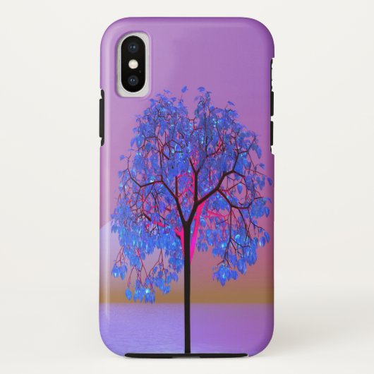 ツリーの夕日 Case-Mate iPhoneケース (裏面)