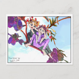 ツリーの妖精1 ポストカード