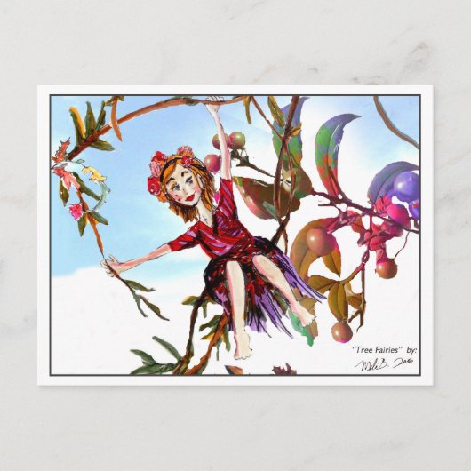 ツリーの妖精2 ポストカード (正面)