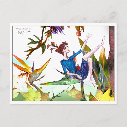 ツリーの妖精3 ポストカード (正面)
