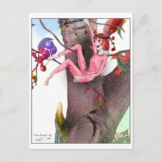 ツリーの妖精5 ポストカード (正面)