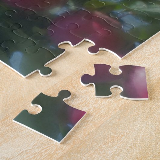 ツリーの赤いリンゴ絵画あなたの写真を追加 ジグソーパズル (側面)