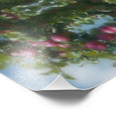 ツリーの赤い絵を描りんご8x10 フォトプリント (角)