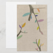 ツリーひな形 便箋 (正面/裏面)