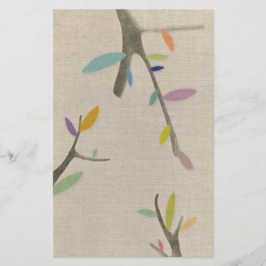 ツリーひな形 便箋 (正面)