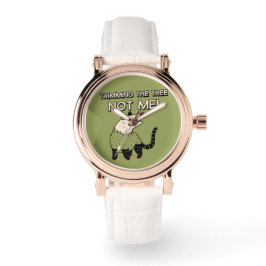 ツリーをトリミングしおもしろいないPossumクリスマス 腕時計