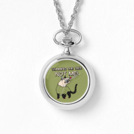 ツリーをトリミングしおもしろいないPossumクリスマス 腕時計