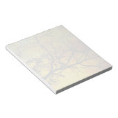 ツリーをミュートしたStormy朝のメモ帳 ノートパッド (アングル)