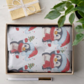 ツリーを持つクリスマス言語 薄葉紙 (ギフト)