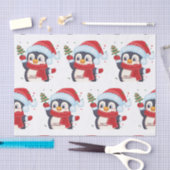 ツリーを持つクリスマス言語 薄葉紙 (クラフト)