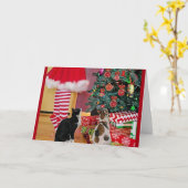 ツリーを飾る カード (黄色い花)