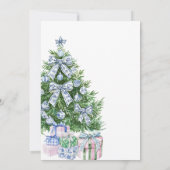 ツリーを飾ろう クリスマス チノワジアン ブライダルシャワー 招待状 (裏面)