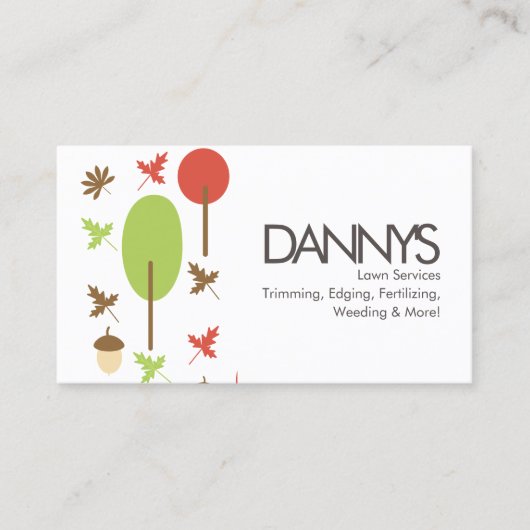 ツリーアイコンローンサービス名刺 名刺 (正面)