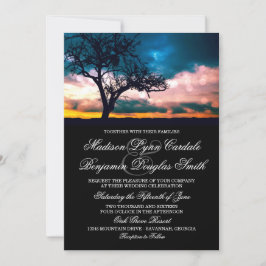 ツリーアットサンセット結婚式招待状 招待状
