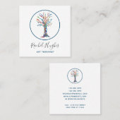 ツリーアモダンートセラピスト スクエア名刺 (正面/裏面)