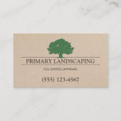 ツリーアンドローンサービス造園 名刺 (正面)