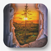 ツリーアートデザイン ペーパープレート (正面)