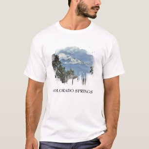 *~*ツリーアートマウンテンズコロラド春 Tシャツ