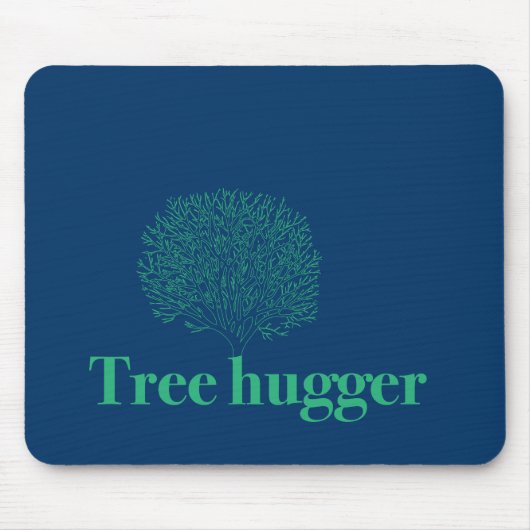 ツリーイラストレーション付きツリーハッガー マウスパッド (正面)