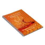 ツリーインデザートサンドお祝いオブライフゲストブック ノートブック (右側)