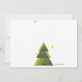 ツリーウィズスターズフォトホリデーカード シーズンカード (裏面)