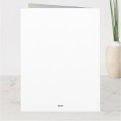 ツリーウォーカー・クーンハウンドの子犬 オータム パンプキン カード (裏面)