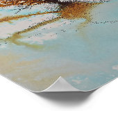 ツリーウォーターカラーアートプリント ポスター (角)