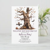 ツリーウ不気味ルこうもりカボチャハローウィンパーティ 招待状 (スタンド正面)